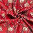Viskose Twill sand washed Paisley - paprikarot
