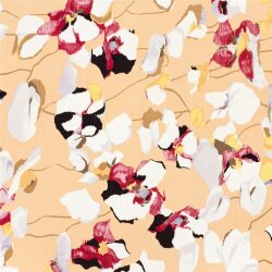 Viskose Crêpe Yoryu Blumenpracht - softlachs