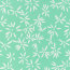 Baumwollpopeline Stretch Blumen - mint