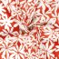 Baumwollpopeline Stretch Blumen - rot