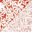 Baumwollpopeline Stretch Blumen - rot