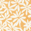 Baumwollpopeline Stretch weisse Blumen - gelb