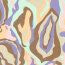 Baumwollsatin Stretch Abstract - FARBE