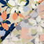 Baumwollsatin Stretch Abstract - FARBE