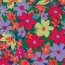 Baumwollsatin Stretch Blumen - FARBE