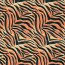 Baumwollpopeline Stretch Tigerstreifen - orange