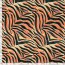 Baumwollpopeline Stretch Tigerstreifen - orange
