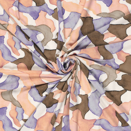Viskose Jersey Abstract - FARBE