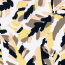Viskose Jersey Blätterkunst - weiß