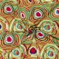 Viskose Jersey bunte Kreise - limette