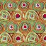 Viskose Jersey bunte Kreise - limette