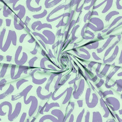 Viskose Jersey Abstract - FARBE