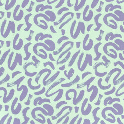 Viskose Jersey Pinselstriche - mint