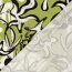 Viskose Jersey florale Formen - limette