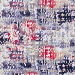Viskose Jersey bunte Webkunst - lila