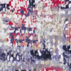 Viskose Jersey bunte Webkunst - lila
