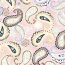 Bambus Popeline Paisley - hellrosa