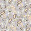 Bambus Popeline Paisley - helllila