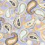 Bambus Popeline Paisley - helllila