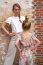 Bambus Popeline buntes Paisley - hellbeige