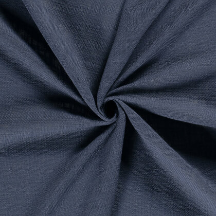 Baumwolle Slub Uni - indigo