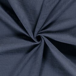Baumwollstoff Slub Uni - indigo