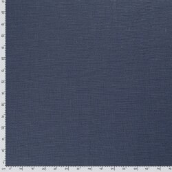 Baumwollstoff Slub Uni - indigo