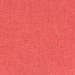 Polyesterstoff Leineoptik Uni - himbeer