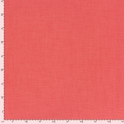 Polyesterstoff Leineoptik Uni - himbeer