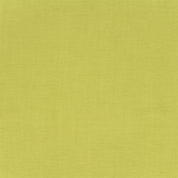 Polyesterstoff Leineoptik Uni - limette