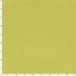 Polyesterstoff Leineoptik Uni - limette