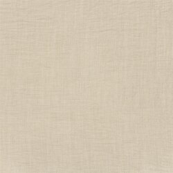 Polyesterstoff Leineoptik Uni - hellbeige
