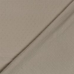 Musselin Bestickte Punkte - beige