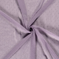 Chiffon Bestickt Punkte Uni  - viola
