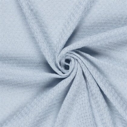 Polyesterstoff Jacquard - eisblau