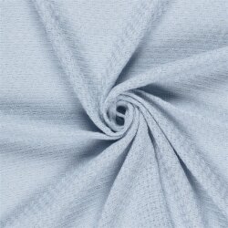 Polyesterstoff Jacquard - eisblau