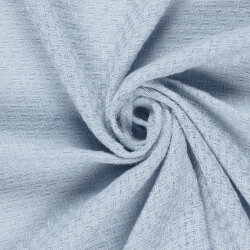 Polyesterstoff Jacquard - eisblau