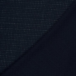 Polyesterstoff Jacquard - dunkelblau