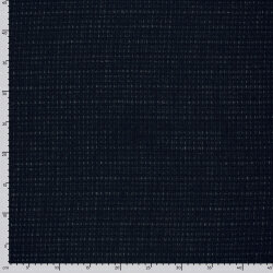 Polyesterstoff Jacquard - dunkelblau