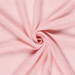 Polyesterstoff Jacquard - zartrosa