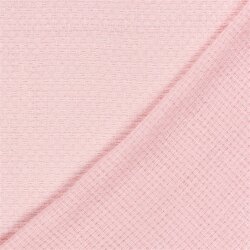 Polyesterstoff Jacquard - zartrosa