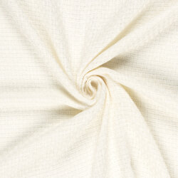 Polyesterstoff Jacquard - creme