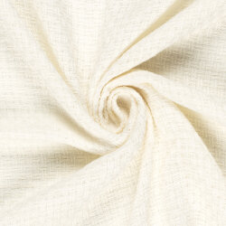 Polyesterstoff Jacquard - creme