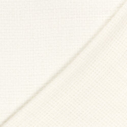 Polyesterstoff Jacquard - creme