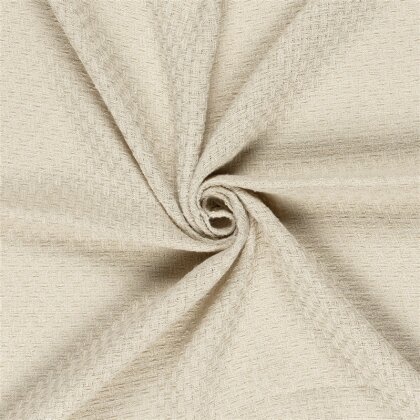 Polyesterstoff Jacquard - softbeige