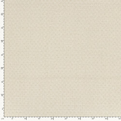 Polyesterstoff Jacquard - softbeige