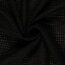 Polyesterstoff Jacquard - schwarz