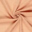 Polyesterstoff Jacquard Lurex - softlachs
