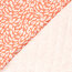 Baumwollvoile Bestickt Leo - orange