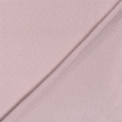 Musselin Bestickte Punkte - altrosa